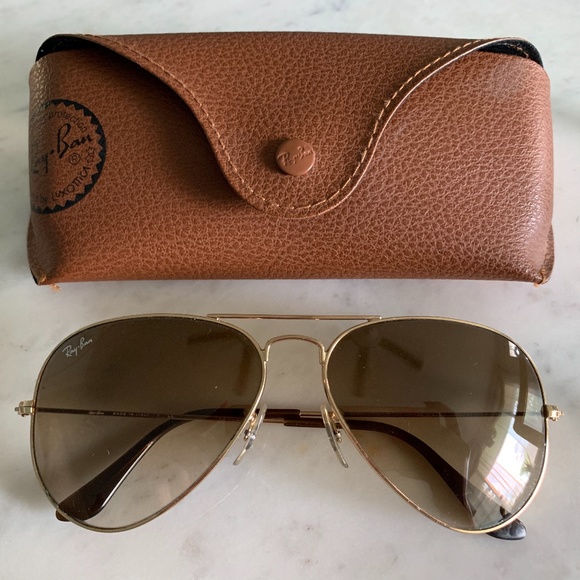 Ray-Ban Accessories - Ray-Ban Brown Gradient Aviator